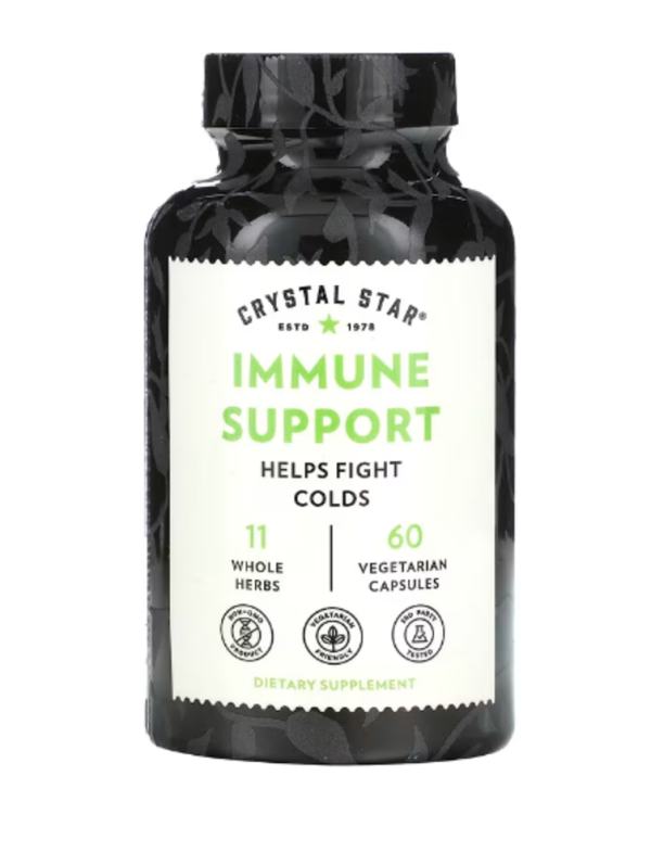 Crystal Star, Immune Support, 60 Vegetarian Capsules