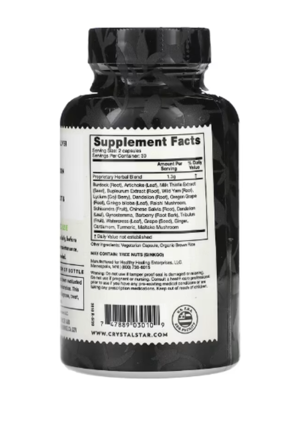 Crystal Star, Liver Renew, 60 Vegetarian Capsules