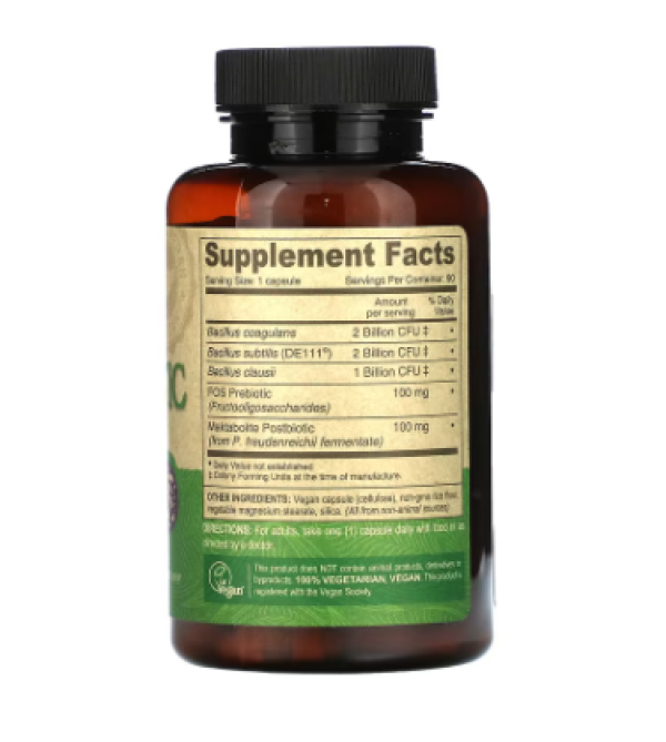 Deva, 3-in-1 Vegan Probiotic, 5 Billion CFU, 90 Vegan Caps