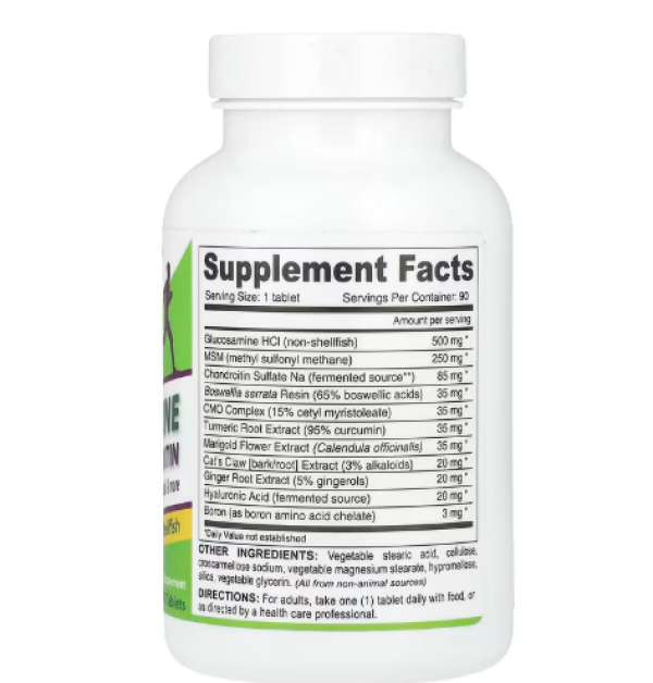 Deva, Vegan Glucosamine MSM & Chondroitin, 90 Tablets
