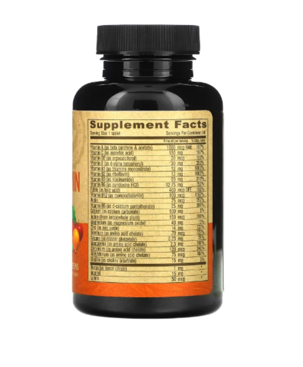 Deva, Vegan Multivitamin & Mineral Supplement with Greens, Iron Free, 90 Coated Tablets