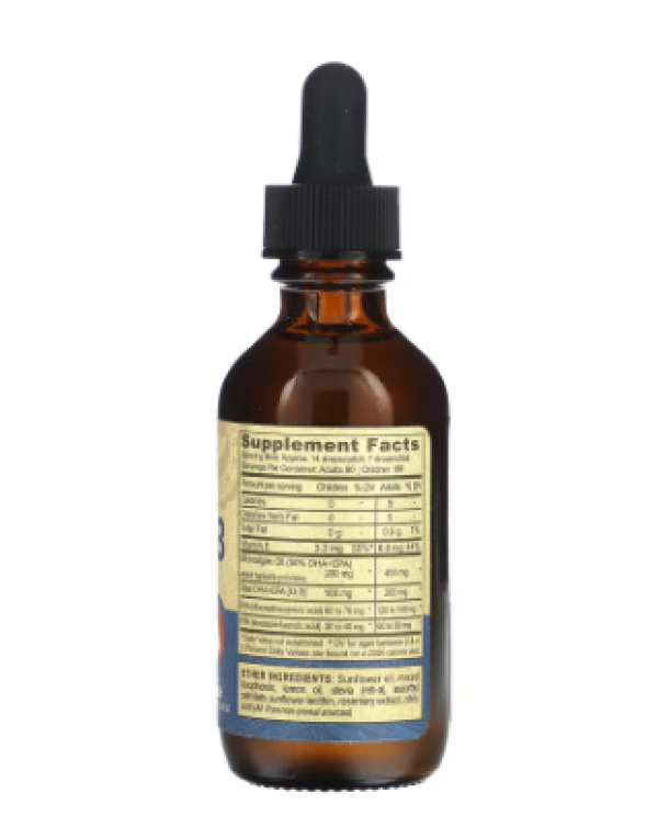 Deva, Vegan Omega-3 DHA-EPA, Lemon, 2 fl oz (60 ml)