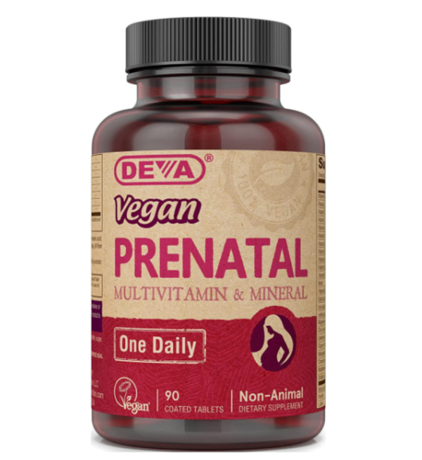 Deva, Vegan Prenatal Multivitamin & Mineral, One Daily, 90 Coated Tablets