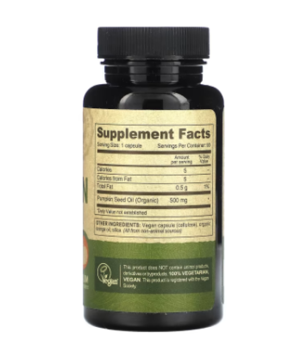 Deva, Vegan Pumpkin Seed Oil, 90 Vegan Caps