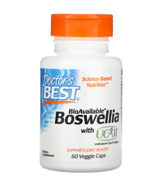 Doctor's Best, Boswellia with UC-II, 60 Veggie Caps