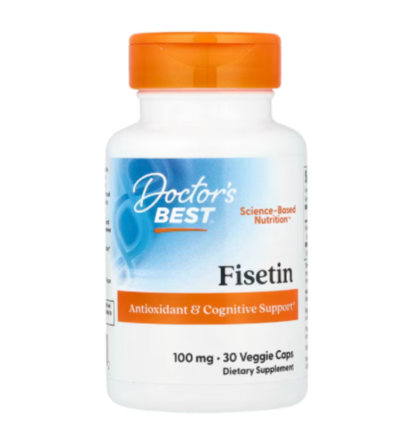 Doctor's Best, Fisetin with Novusetin, 100 mg, 30 Veggie Caps
