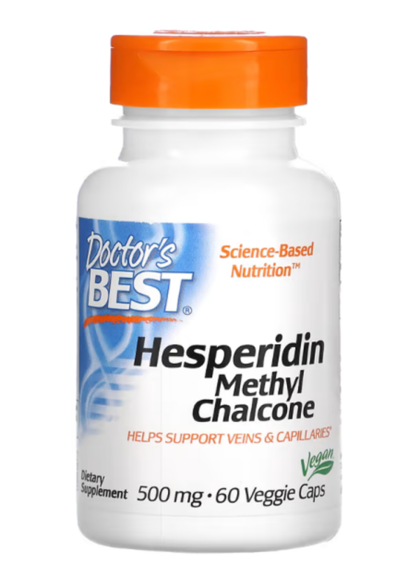 Doctor's Best, Hesperidin, Methyl Chalcone, 500 mg, 60 Veggie Caps