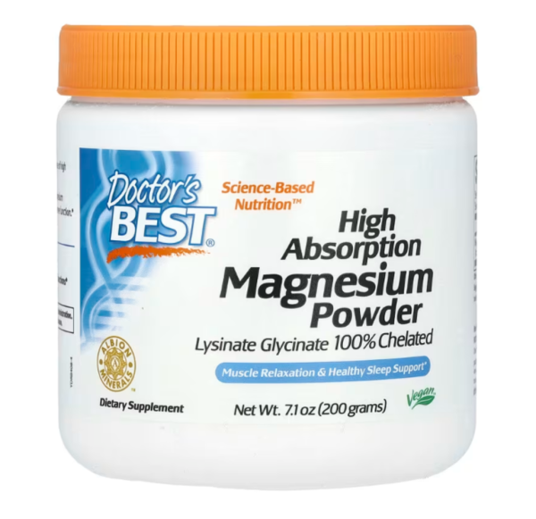 Doctor's Best, High Absorption Magnesium Powder, 7.1 oz (200 g)