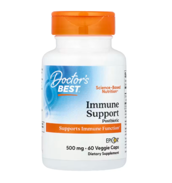 Doctor's Best, Immune Support With EpiCor, 500 mg, 60 Veggie Caps