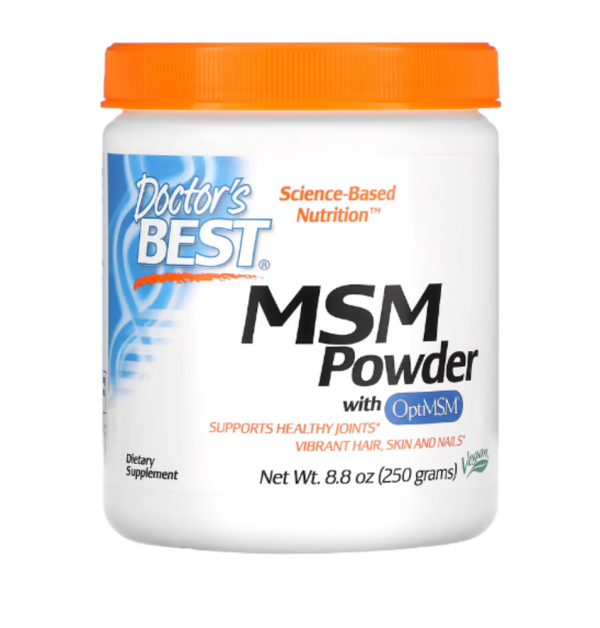 Doctor's Best, MSM Powder with OptiMSM, 8.8 oz (250 g)