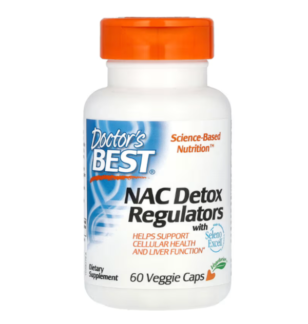 Doctor's Best, NAC Detox Regulators, 60 Veggie Caps