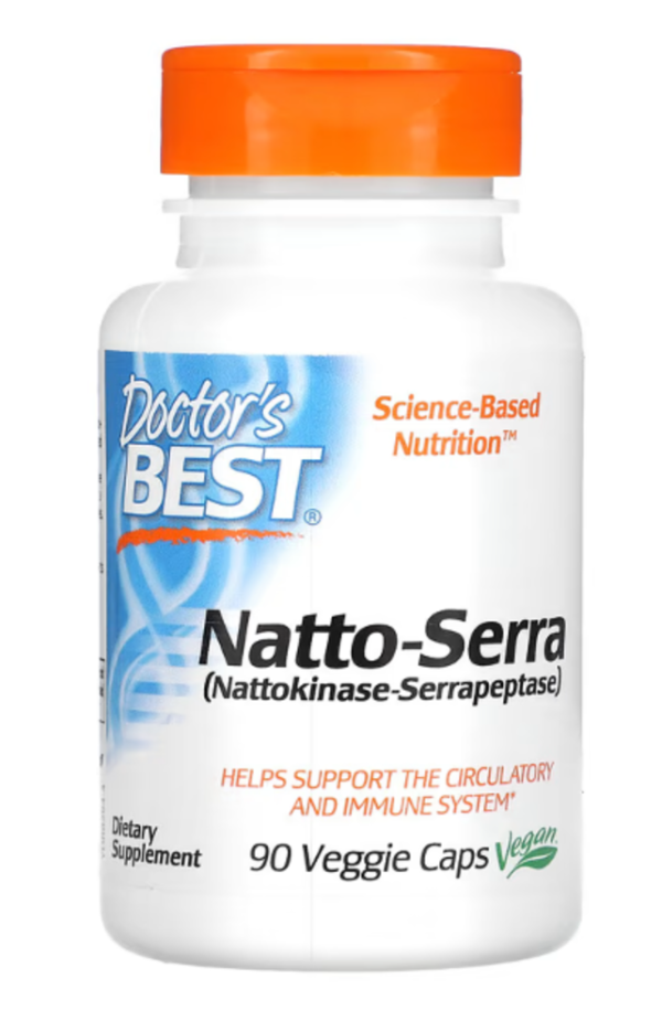 Doctor's Best, Natto-Serra, 90 Veggie Caps