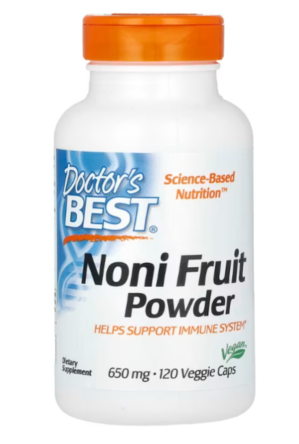 Doctor's Best, Noni Fruit Powder, 650 mg, 120 Veggie Caps