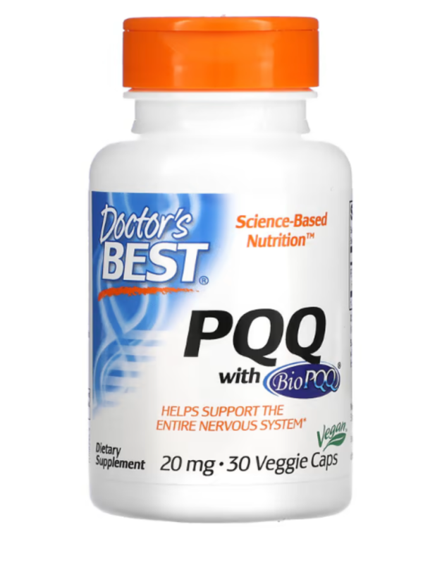 Doctor's Best, PQQ with BioPQQ, 20 mg, 30 Veggie Caps