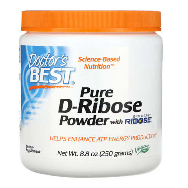 Doctor's Best, Pure D-Ribose Powder, 8.8 oz (250 g)