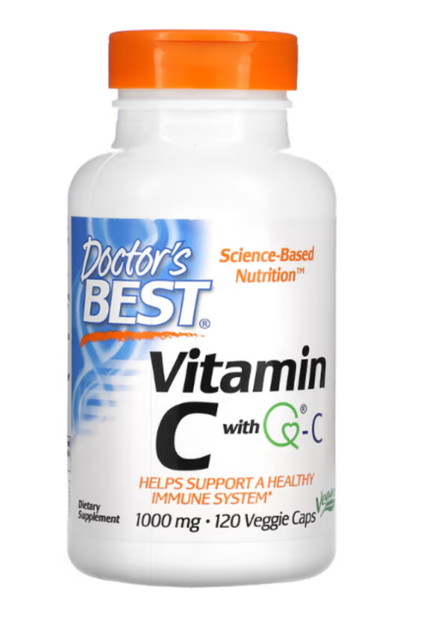 Doctor's Best, Vitamin C with Q-C, 1,000 mg, 120 Veggie Caps