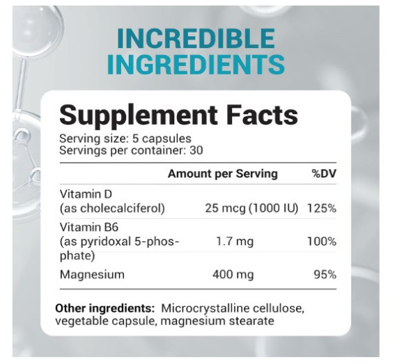 Dr. Berg's Magnesium Glycinate 400mg - 150 capsules