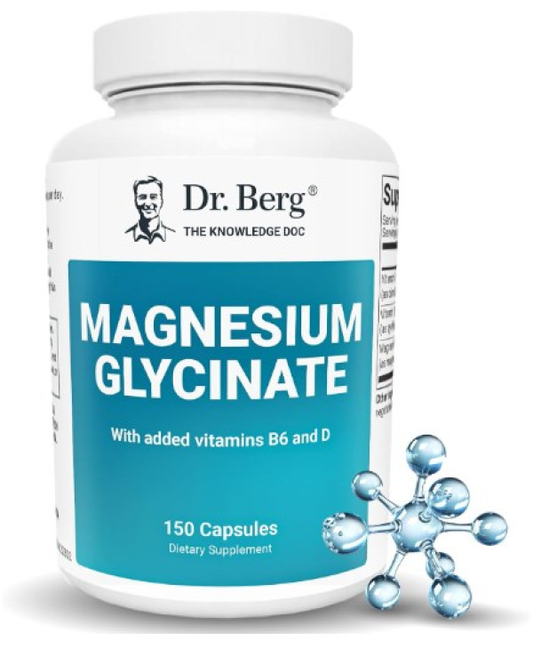 Dr. Berg's Magnesium Glycinate 400mg - 150 capsules