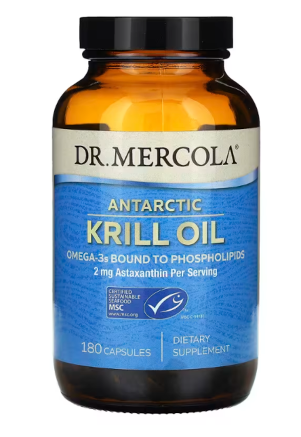 Dr. Mercola, Antarctic Krill Oil, 180 Capsules