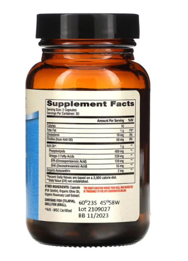 Dr. Mercola, Antarctic Krill Oil, 60 Capsules
