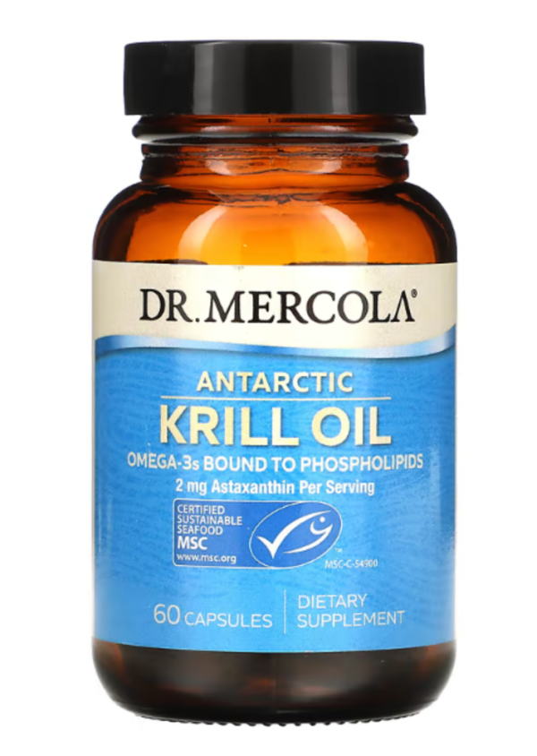 Dr. Mercola, Antarctic Krill Oil, 60 Capsules
