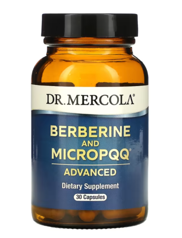 Dr. Mercola, Berberine and MicroPQQ Advanced, 30 Capsules