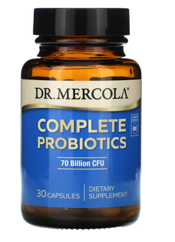 Dr. Mercola, Complete Probiotics, 70 Billion CFU, 30 Capsules