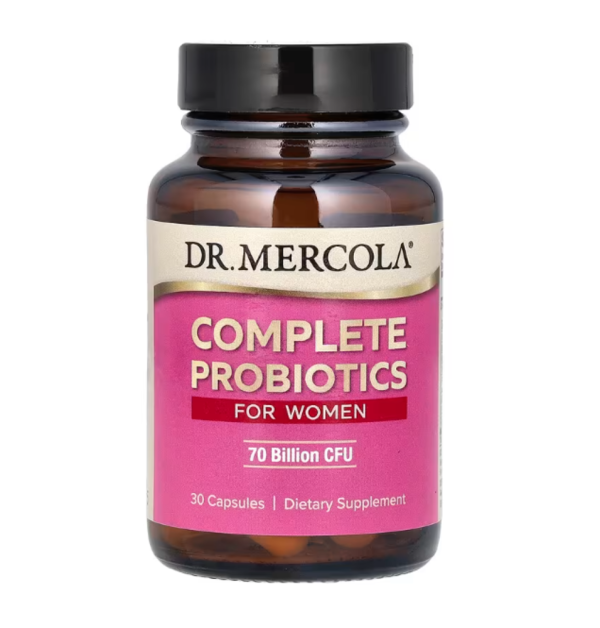 Dr. Mercola, Complete Probiotics for Women, 70 Billion CFU, 30 Capsules