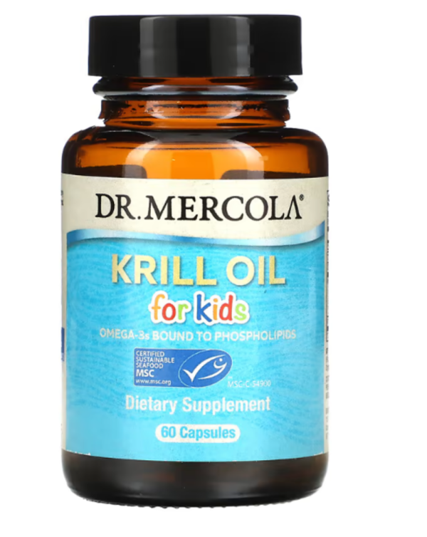 Dr. Mercola, Krill Oil for Kids, 60 Capsules