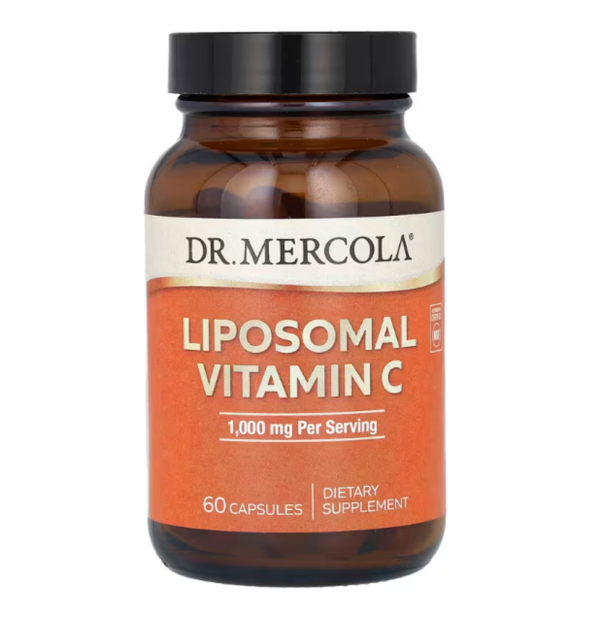 Dr. Mercola, Liposomal Vitamin C, 1,000 mg, 60 Capsules (500 mg per Capsule)