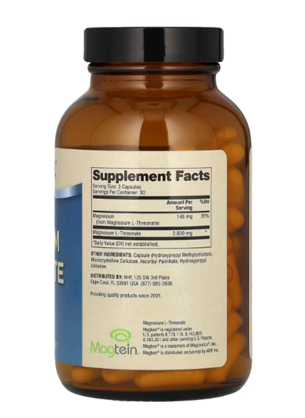 Dr. Mercola, Magnesium L-Threonate, 90 Capsules