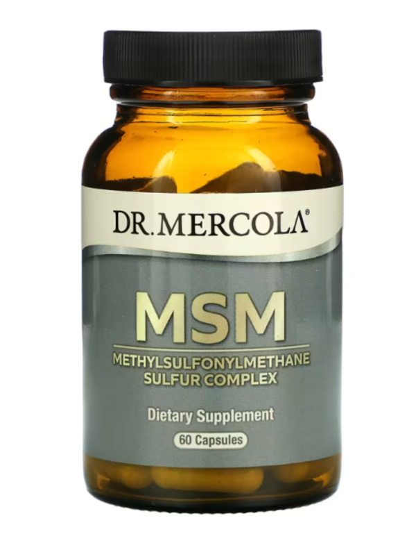 Dr. Mercola, MSM, Methylsulfonylmethane Sulfur Complex, 60 Capsules