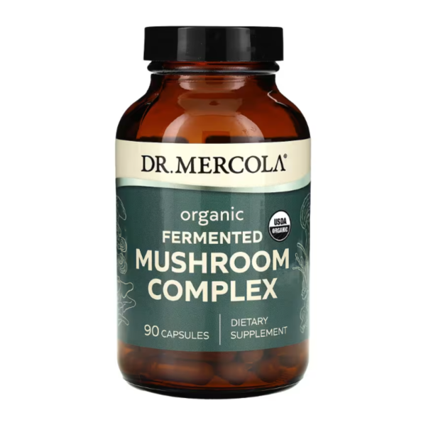 Dr. Mercola, Organic Fermented Mushroom Complex, 90 Capsules