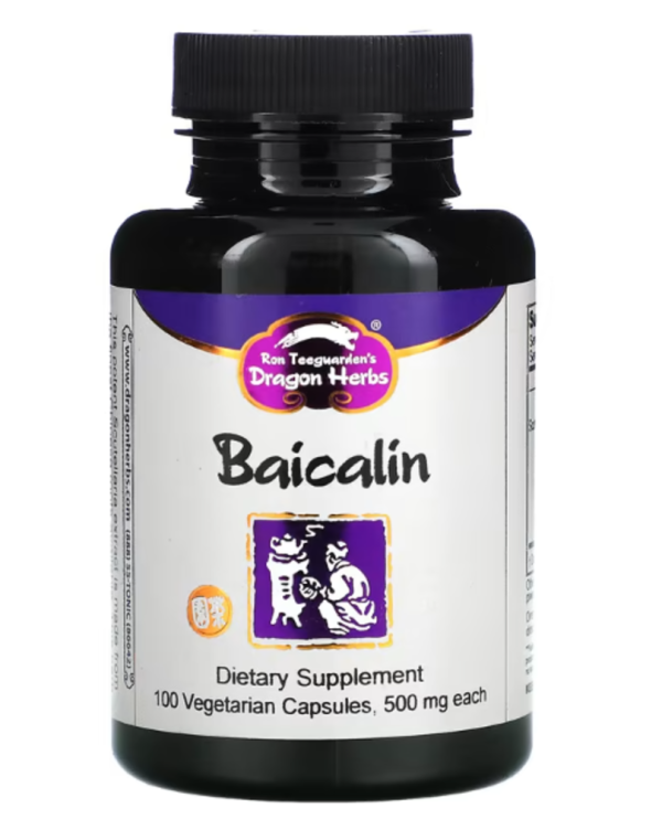 Dragon Herbs ( Ron Teeguarden ), Baicalin, 500 mg, 100 Vegetarian Capsules