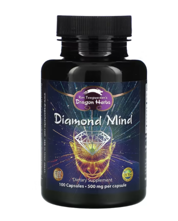 Dragon Herbs ( Ron Teeguarden ), Diamond Mind, 500 mg, 100 Capsules
