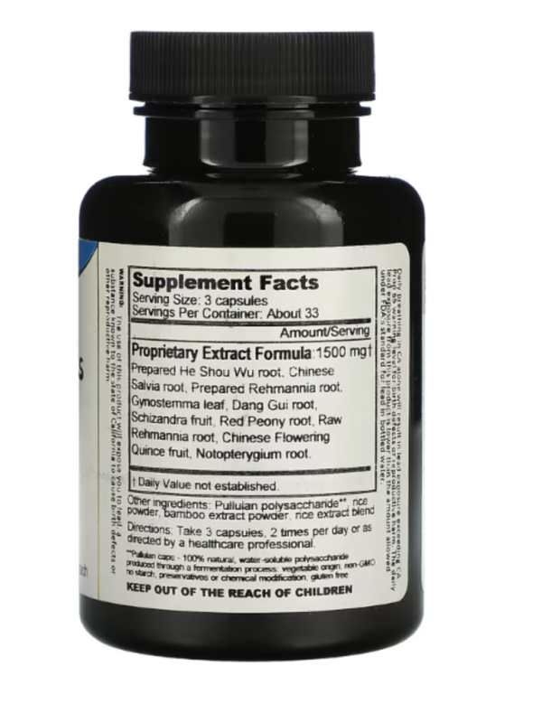 Dragon Herbs ( Ron Teeguarden ), Hair & Nails, 500 mg, 100 Vegetarian Capsules