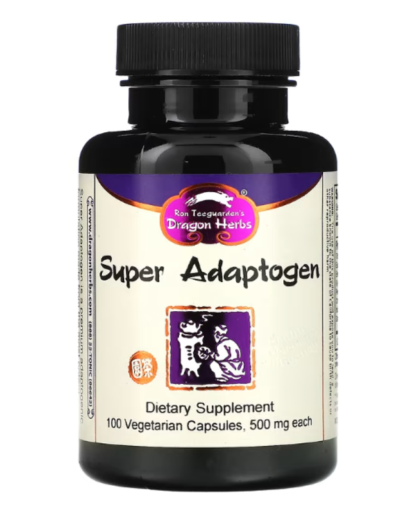 Dragon Herbs ( Ron Teeguarden ), Super Adaptogen, 500 mg, 100 Vegetarian Capsules