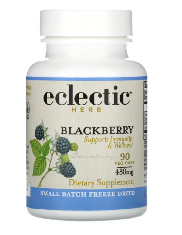 Eclectic Institute, Freeze-Dried, Blackberry, 480 mg, 90 Veg Caps (240 mg per Capsule)