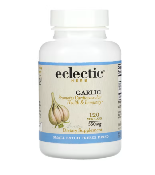 Eclectic Institute, Freeze Dried, Garlic, 550 mg, 120 Veg Caps