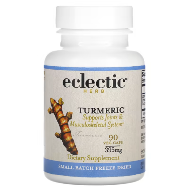 Eclectic Institute, Turmeric, 395 mg, 90 Veg Caps