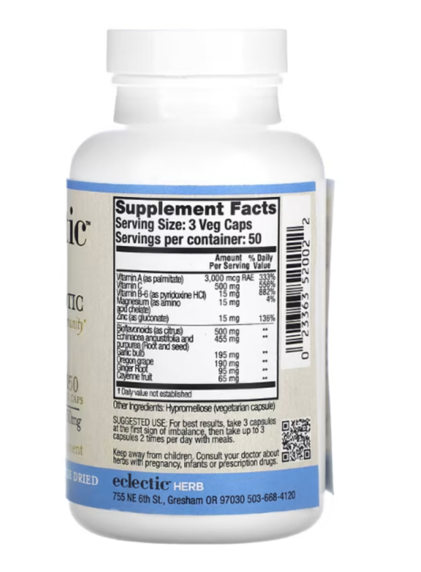 Eclectic Institute, Vita Biotic, 750 mg, 150 Veg Caps (250 mg per Capsule)