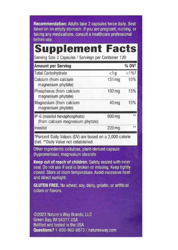 Enzymatic Therapy, Cell Forte, IP-6 & Inositol, Deep Immune Health, 240 Veggie Caps