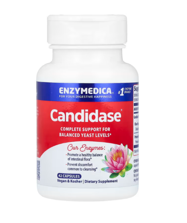 Enzymedica, Candidase, 42 Capsules