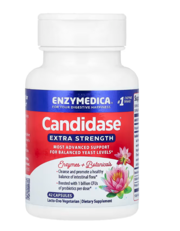 Enzymedica, Candidase, Extra Strength, 42 Capsules