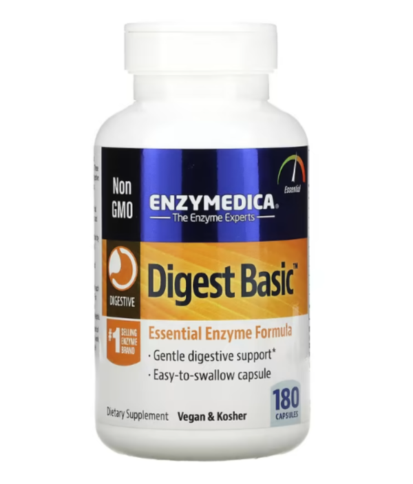 Enzymedica, Digest Basic, Essential Enzyme Formula, 180 Capsules