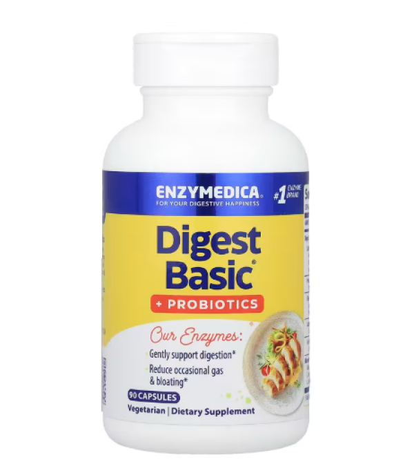 Enzymedica, Digest Basic® + Probiotics, 90 Capsules