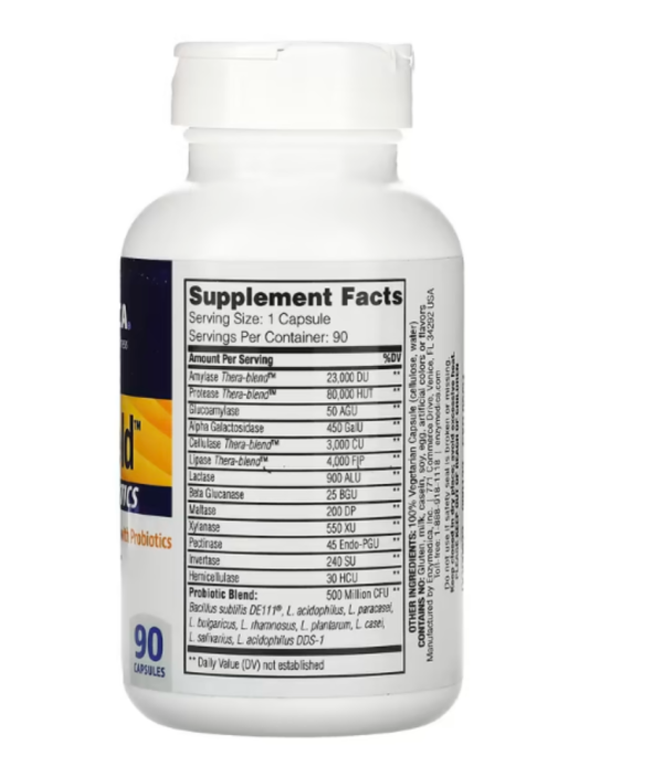 Enzymedica, Digest Gold + Probiotics, 90 Capsules