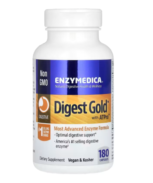 Enzymedica, Digest Gold with ATPro, 180 Capsules