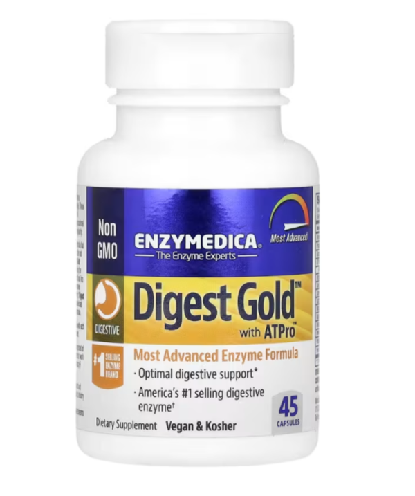 Enzymedica, Digest Gold with ATPro, 45 Capsules