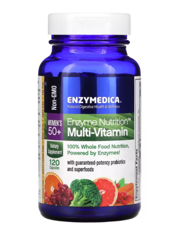Enzymedica, Enzyme Nutrition Multi-Vitamin, Women's 50+, 120 Capsules